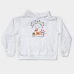 SOMETIMES IT TAKES ME ALL DAY - SWEET DEER Kids Hoodie